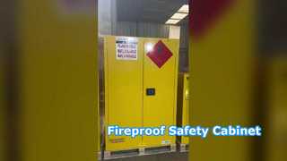 Высокоэффективный пожаробезопасный шкаф емкостью 45 галлонов