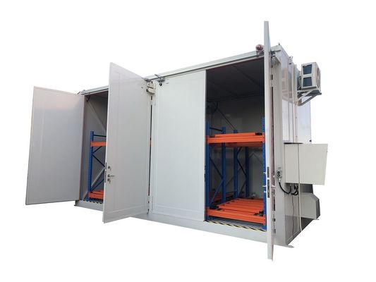 Купить Внешнее хранилище опасных веществ Негорячее контейнер для бочек и IBC Опасные вещества Производство в сети