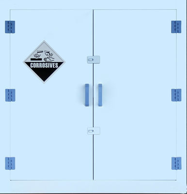 Купить Шкаф хранения двойных пластмасс PP дверей въедливый для 45 галлонов Производство в сети