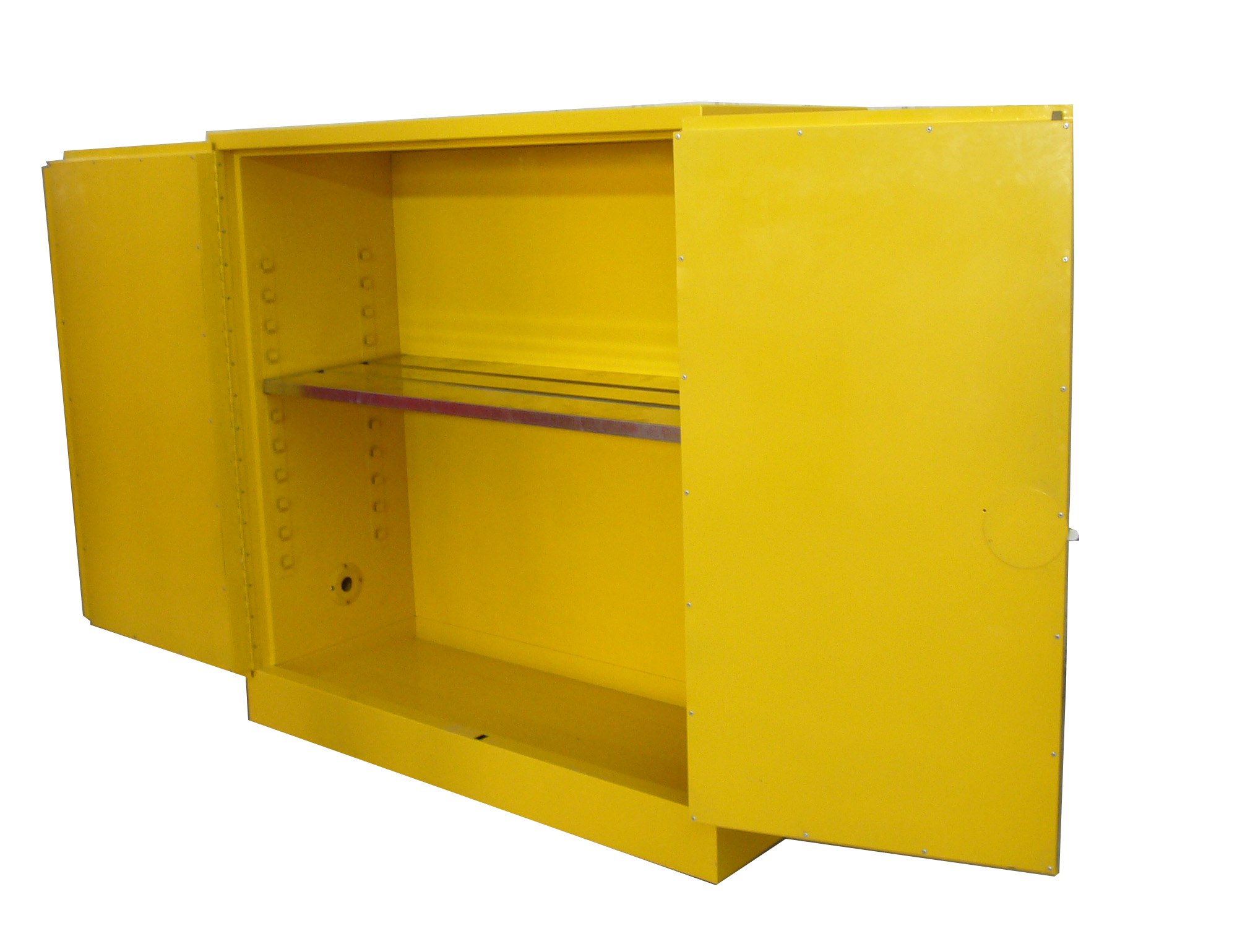 Порошок желтого цвета шкафа хранения жидкостной безопасности воспламеняющий покрыл сталь 18 датчиков